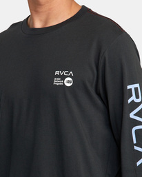 4 ANP - Long Sleeve T-Shirt for Men Black C1LSRGRVP2 RVCA