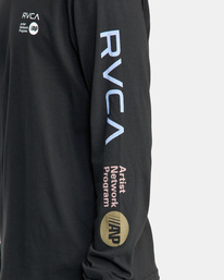 7 ANP - Long Sleeve T-Shirt for Men Black C1LSRGRVP2 RVCA