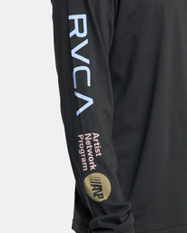 8 ANP - Long Sleeve T-Shirt for Men Black C1LSRGRVP2 RVCA