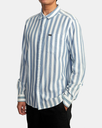 5 Harbour - Long Sleeve Shirt  for Men White C1SHMARVP2 RVCA