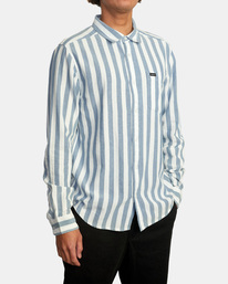 6 Harbour - Long Sleeve Shirt  for Men White C1SHMARVP2 RVCA