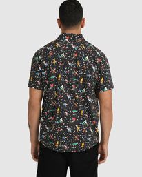 2 Luke Pelletier X Kristen Liu Wong Parrots - Short Sleeve Shirt for Men  C1SHRKRVP2 RVCA