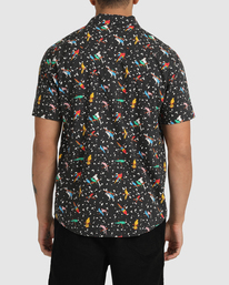 9 Luke Pelletier X Kristen Liu Wong Parrots - Short Sleeve Shirt for Men  C1SHRKRVP2 RVCA