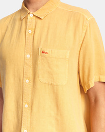 3 Ptc Woven - Chemise manches courtes pour Homme Jaune C1SHRNRVP2 RVCA