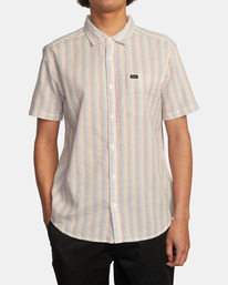 1 Endless Seersucker - Short Sleeve Shirt for Men  C1SHRQRVP2 RVCA