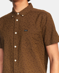 3 That'll Do Dobby - Short Sleeve Shirt for Men Pink C1SHRRRVP2 RVCA