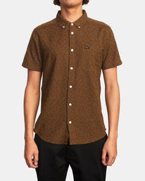1 That'll Do Dobby - Short Sleeve Shirt for Men Pink C1SHRRRVP2 RVCA