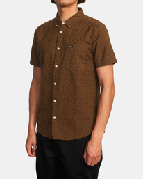 4 That'll Do Dobby - Short Sleeve Shirt for Men Pink C1SHRRRVP2 RVCA
