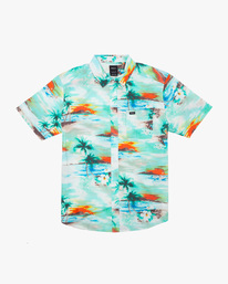 0 Paradiso - Kurzärmliges Hemd für Männer Blau C1SHRSRVP2 RVCA