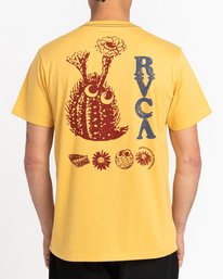 3 Pet Cactus - Camiseta de manga corta para Hombre Amarillo C1SSRDRVP2 RVCA