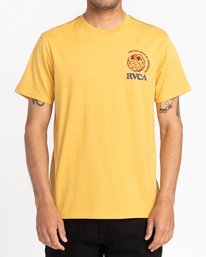 2 Pet Cactus - Camiseta de manga corta para Hombre Amarillo C1SSRDRVP2 RVCA