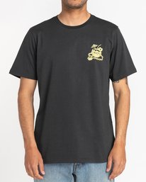 2 Locked Down - Short Sleeve T-Shirt for Men Black C1SSRIRVP2 RVCA