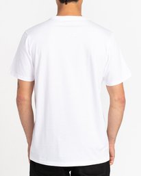 3 Motors - Short Sleeve T-Shirt for Men White C1SSRLRVP2 RVCA