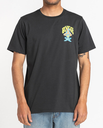 2 Mush Too - Short Sleeve T-Shirt for Men Black C1SSRMRVP2 RVCA
