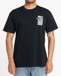 2 Security Services - Short Sleeve T-Shirt for Men Black C1SSRORVP2 RVCA