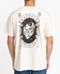 3 Benjamin Jean Jean Cosmic - Short Sleeve T-Shirt for Men White C1SSRSRVP2 RVCA