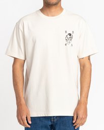 2 Benjamin Jean Jean Cosmic - Short Sleeve T-Shirt for Men White C1SSRSRVP2 RVCA