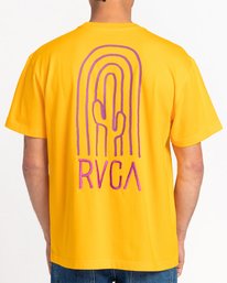 3 Hi Dez - Short Sleeve T-Shirt for Men Yellow C1SSRVRVP2 RVCA