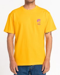 2 Hi Dez - Short Sleeve T-Shirt for Men Yellow C1SSRVRVP2 RVCA