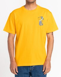 2 Martin Ander Save Our Souls - Short Sleeve T-Shirt for Men Yellow C1SSRYRVP2 RVCA