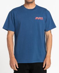 2 Alex Matus Land Snail - Short Sleeve T-Shirt for Men Blue C1SSRZRVP2 RVCA