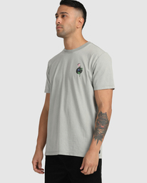 3 Luke Pelletier X Kristen Liu Wong - Short Sleeve T-Shirt for Men Blue C1SSSMRVP2 RVCA