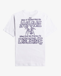 1 Weaver - Short Sleeve T-Shirt for Men White C1SSSQRVP2 RVCA