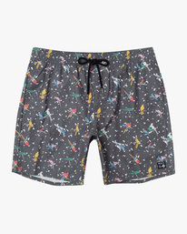 0 Luke Pelletier X Kristen Liu Wong - Elastic Swim Shorts for Men  C1VORBRVP2 RVCA
