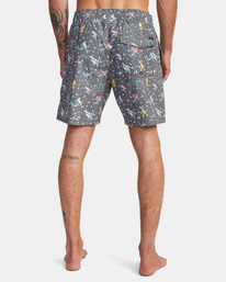 2 Luke Pelletier X Kristen Liu Wong - Elastic Swim Shorts for Men  C1VORBRVP2 RVCA