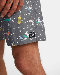3 Luke Pelletier X Kristen Liu Wong - Elastic Swim Shorts for Men  C1VORBRVP2 RVCA