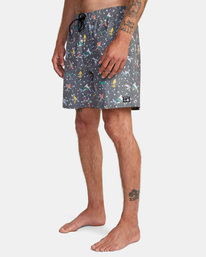 4 Luke Pelletier X Kristen Liu Wong - Elastic Swim Shorts for Men  C1VORBRVP2 RVCA