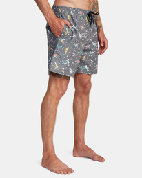 6 Luke Pelletier X Kristen Liu Wong - Elastic Swim Shorts for Men  C1VORBRVP2 RVCA