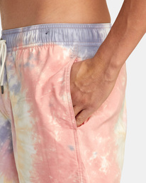 7 Manic - Calções de banho elásticos para Homem Azul C1VORCRVP2 RVCA