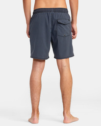 2 VA Pigment - Beachshort elastici da Uomo White C1VORGRVP2 RVCA