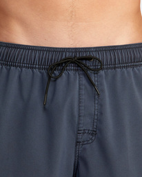 3 VA Pigment - Beachshort elastici da Uomo White C1VORGRVP2 RVCA