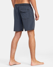 5 VA Pigment - Beachshort elastici da Uomo White C1VORGRVP2 RVCA