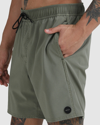 3 VA Pigment - Beachshort elastici da Uomo  C1VORGRVP2 RVCA