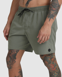 5 VA Pigment - Beachshort elastici da Uomo  C1VORGRVP2 RVCA