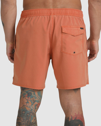 8 VA Pigment - Short de bain pour Homme Marron C1VORGRVP2 RVCA