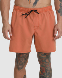 7 VA Pigment - Short de bain pour Homme Marron C1VORGRVP2 RVCA