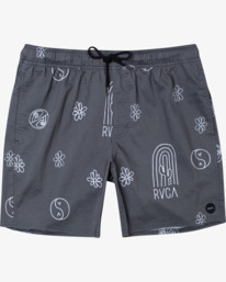 0 Barnes - Short-Bañador elástico para Hombre  C1VORHRVP2 RVCA