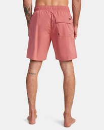 2 Opposites - Elastic Swim Shorts for Men Blue C1VORXRVP2 RVCA