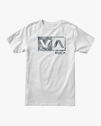 0 Balance Box - Short Sleeve T-Shirt for Boys 8-16 White C2SSRARVP2 RVCA