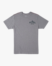 0 Ben Horton Downstream - Camiseta de manga corta para Chicos 8-16 Gris C2SSRGRVP2 RVCA