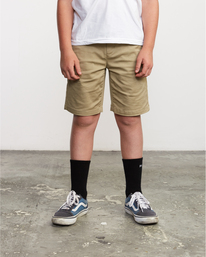 1 Weekday Stretch - Shorts für Jungen 8-16 Beige C2WKRARVP2 RVCA