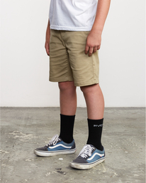 3 Weekday Stretch - Shorts für Jungen 8-16 Beige C2WKRARVP2 RVCA
