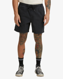 6 Escape Elastic - Shorts f&uuml;r Jungen 8-16 Schwarz C2WKRCRVP2 RVCA