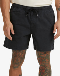 7 Escape Elastic - Shorts f&uuml;r Jungen 8-16 Schwarz C2WKRCRVP2 RVCA