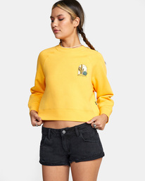 4 Oasis - Sweat pour Femme  C3CRRBRVP2 RVCA