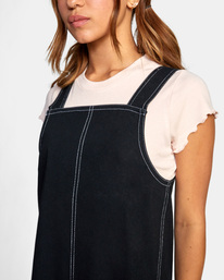 3 Crowd Favourite - Robe courte pour Femme Noir C3DRRIRVP2 RVCA